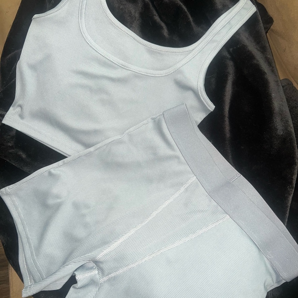 Gray Pajama Set Soft Stretchy Intimates